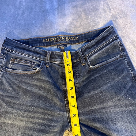 American Eagle Extreme flex original straight jeans. Size 32w and 32 inseam - Picture 6 of 7